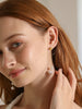 316L Stainless Steel Irregular Double O Letter Earrings Gold Plated Jewelry Women's Charm Earrings - Image 2