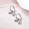 Stainless Steel Round Star Moon Heart Pendant Hoop Earrings for Women Classic Y2K Jewelry Gold Silver Color Earring - Image 9