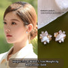 Design Inspired Pearl Pentagram Star Micro Inlaid Zircon Stud Earrings Sweet and Elegant Jewelry Accessories for Women in - Image 7
