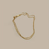 Silver Gold Plated Double Layer Box Chain Bracelet Dainty Stackable Wrist Jewelry for Women Minimalist Gift - Image 5
