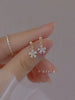 Silver Color Inlaid Zircon Clover Tassel Earrings For Women Delicate Chain Pendant Earring Party Jewelry Accessories Gifts - Image 21