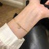 Stainless Steel Bracelet Jewelry Minimalist Zircon Charm Blade Chain Women’s Bracelet Accessories - Image 4