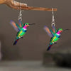 Ftcy Acrylic Hummingbird Earrings For Women Retro Style Colorful Bird Drop Earrings Women's Jewelry Gifts - Image 9