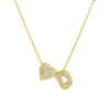 Gold Color Tiny Heart Dainty Zircon Initial Necklace Customizable Letter Name Choker Pendant for Women Birthday Party Jewelry Gi - Image 12