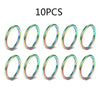 Stainless Steel Hinged Hoop Clicker Set 16G for Nose Septum and Cartilage 5 or 10 Pieces - Image 7