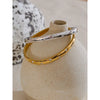 Interlocking Loop Bracelet with Cubic Zirconia Accents in Gold Tone or Silver Tone - Image 2