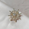 Rhinestone Snowflake Brooches Simple Flower Brooches For Women Men Clothing Pins Shiny Jewelry Gifts - Image 6