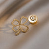 Rhinestone Feather Brooch Pin in Gold-Tone and Silver-Tone Styles - Image 14