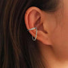Punk Irregular Geometric Ear Cuff Earrings for Women Non-Piercing Metal Ear Clip Earring Fake Cartilage Jewelry Party - Image 13