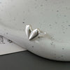 Silver Open Finger Ring Punk Heart Irregular Geometric Stackable For Women Girl Jewelry Gift - Image 36