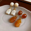 Vintage Irregular Resin Drop Dangle Earrings For Women Geometric Water Droplet Earrings Wedding Ear Jewelry K - Image 1