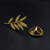 Men's Lapel Brooches, Olive Branch Accessory Pins, Stainless Steel Accessories, Gift Jewelry - Image 7