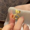 Vintage Personality Geometric Shape Simple Love Heart Rings for Women Unique Design Adjustable Open Mouth Rings Jewelry Gifts - Image 26