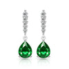 Silver Light Water Drop Classic Shining Water Drop Zircon Women's Earrings - Image 13