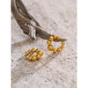 316L Stainless Steel Round Beads Ear Bone Earrings 16K Pvd Plated Personalized Ear Clip Accessories - Image 4