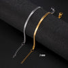 Snake Chain Ankle Bracelet for Women Foot Anklets 21cm Stainless Steel Bracelet on the Leg Jewelry Gifts - Image 8