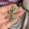 various styles women plants flower accessories badges pearl plant buckle pin brooch - Image 26