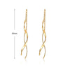 Stainless Steel Twist Circle Women Earrings Click Mobius Hoop Hies Earring And Mother's Day Gift - Image 23