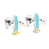 316L Surgical Steel Earrings Cute Style Silver Color Screw Back Oil Dripping Stud Earrings Body Piercing Jewelry Party - Image 8