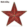 Sparkling Star Brooches For Women Men 2-color Rhinestone Star Party Office Brooch Pins Gifts - Image 1