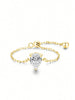 Silver Round Oval Water Drop Shape Zircon Chain Adjustable Ring For Women Anniversary Hight Quality Jewelry - Image 14
