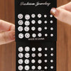 12 Pairs Of, Simple, Shiny, And Caring Zirconia Decorative Earrings Are Suitable For Gifts To Parties,And Couples - Image 1