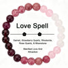 Stone Beaded Bracelet Pink Amethyst Bracelet Cubic Self Love Braclet Couple Jewelry Gift Handmade Bangles - Image 1