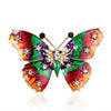 Shining Crystal Butterfly Brooches For Women Elegant Insect Pin Female Coat Backpack Shirt Scarf Wedding Jewelry Accessories