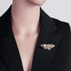 Shining Crystal Butterfly Brooches For Women Elegant Insect Pin Female Coat Backpack Shirt Scarf Wedding Jewelry Accessories