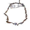 Silver Color Choker Necklace for Girl Women Love Heart Irregualr  Necklace Trendy Neck Jewelry
