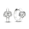 Silver Plated Hoop Earrings Moon Star Dreamcatcher Colored Zircon Fine Earring Jewelry Gift For Women
