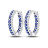 Silver Plated Hoop Earrings Moon Star Dreamcatcher Colored Zircon Fine Earring Jewelry Gift For Women