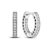 Silver Plated Hoop Earrings Moon Star Dreamcatcher Colored Zircon Fine Earring Jewelry Gift For Women