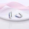 Silver Plated Hoop Earrings Moon Star Dreamcatcher Colored Zircon Fine Earring Jewelry Gift For Women
