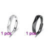 Simple Geometric Couple Ring Open Adjustable Ring for Men Women Lovers Personalized Wedding Ring Engagement Jewelry Party Gift