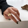 Simple Open Rings For Women Gold Color   Korean Street Girl Wedding Rings Adjustable Knuckle Finger Jewelry Jewelry