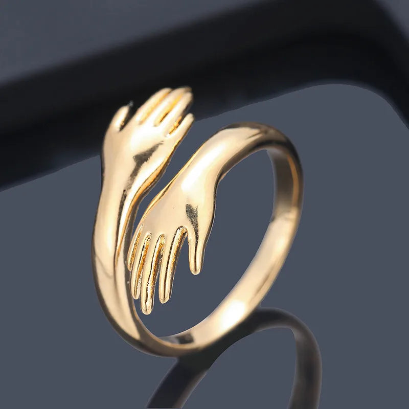 Simple Open Rings For Women Gold Color   Korean Street Girl Wedding Rings Adjustable Knuckle Finger Jewelry Jewelry