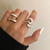 Simple Open Rings For Women Gold Color   Korean Street Girl Wedding Rings Adjustable Knuckle Finger Jewelry Jewelry