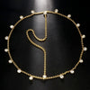 Simple Rhinestone Hair Accessories Metal Hair Jewelry for Women Wedding Boho Headband Pendant Chain Accessory Headpiece Banquet