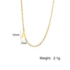 Skyrim Stainless Steel Initial Necklace for Women A-Z Alphabet Capital Letter Pendant Necklaces Choker  Jewelry Gift 2023