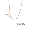 Skyrim Stainless Steel Initial Necklace for Women A-Z Alphabet Capital Letter Pendant Necklaces Choker  Jewelry Gift 2023
