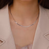 Skyrim Stainless Steel Snake Chain Necklace for Women Men Minimalist Gold Color Choker Neck Chains  Trend Jewelry Gift Hot