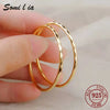Somilia - Women's Big Hoop Earrings,  Collection 100% 925 Sterling Silver Jewelry  Women18K Golden серьги кольца
