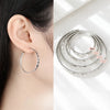 Somilia - Women's Big Hoop Earrings,  Collection 100% 925 Sterling Silver Jewelry  Women18K Golden серьги кольца