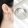 Somilia - Women's Big Hoop Earrings,  Collection 100% 925 Sterling Silver Jewelry  Women18K Golden серьги кольца