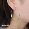 Somilia - Women's Big Hoop Earrings,  Collection 100% 925 Sterling Silver Jewelry  Women18K Golden серьги кольца
