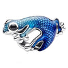 Sparkling Crescent Moon Dart Frog Clover Friendship Heart Pendant Bead 925 Sterling Silver Charm Fit Popular Bracelet Jewelry