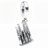 Sparkling Crescent Moon Dart Frog Clover Friendship Heart Pendant Bead 925 Sterling Silver Charm Fit Popular Bracelet Jewelry