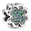 Sparkling Crescent Moon Dart Frog Clover Friendship Heart Pendant Bead 925 Sterling Silver Charm Fit Popular Bracelet Jewelry