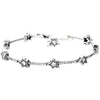 Sparkling Herbarium Cluster Shooting Star Firecracker Bars Bracelet 925 Sterling Silver Bangle Fit Europe Bead Charm Jewelry